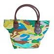 Small Brown Camo Tote Bag Purse Handbag