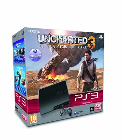 Play Station 3 Consola 320 Gb + Uncharted 3