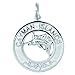 Sterling Silver CAYMAN ISLANDS WITH MARLIN DISC Sterling Silver CAYMAN ISLANDS WITH MARLIN DISC