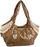 KATHY Van Zeeland One Night Stand Medium Shopper,Bronze,one size