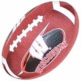 My Team Wisconsin Badgers Squishy Microbead Football Pillow