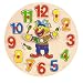 Simba Dickie Group 3586 - Eichhorn - Holz Puzzle- und Lernuhr