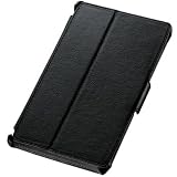 ELECOM acer ICONIA TAB A100用ソフトレザーカバー フラップ付 ブラック TB-ACA100PLFBK