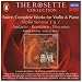 Music : Fauré: Violin Sonatas Nos.1 & 2/Andante/Romance/Berceuse etc.