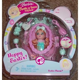 Barbie Peek-a-boo Petites Easter Egg Citement Easter Charm #89