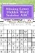 Missing Letter Hidden Word Sudoku: ABC (Volume 1)