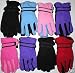 Wholesale Lot 12 Childrens Kids Polar Fleece Winter Gloves Gifts
