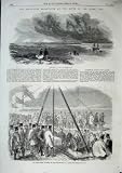 1863 View Breakwater River Tees Isaac Wilson Chairman