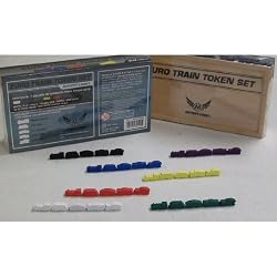 Premium Wooden Train Token Set (350 Pieces)