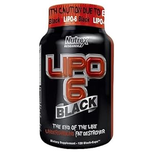 NUTREX LIPO-6 Black 120 Caps (DMAA-FREE) Extreme Fat Destroyer