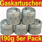 Gaskartusche Campinggas Butangas Stechkartusche 5 STK