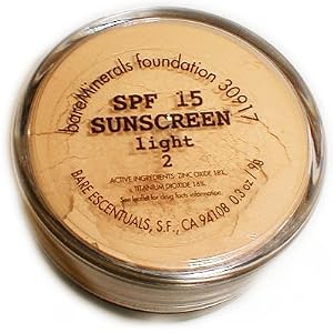 Bare Escentuals Minerals Cosmetics Foundation Light #2.0 Full Sz 9 gram NEW Sealed