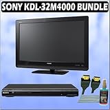 Sony Bravia M-Series KDL-32M4000 32-inch 720P LCD HDTV + Sony DVD Player w/ Accessory Kit