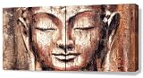 Giclee of Buddha Painting FAITH 48x24inch (2 panels)