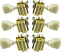 Gibson Vintage Gold Machine Heads with Pearloid Buttons  