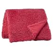 Poodle Throw  Deep Sea Rose