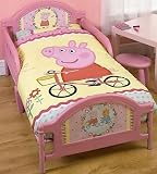 Peppa Pig Polka Dot Junior Bed Cot Bed Size