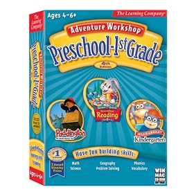 Adventure Workshop Preschool-1st Grade Mix 4 (Paddington The World Mystery Tour, Reader Rabbit Personalized Reading, Millie & Baily Kindergarten)