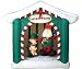 Gemmy Animated Airblown Santa's Workshop 6' Inflatable