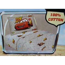 Disney Cars 4pc Jersey Knit Full Sheet Set