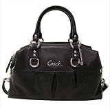 Coach Leather Ashley Sabrina Convertiable Satchel Bag 15445 Black