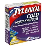 Tylenol Cold Pain Reliever/Fever Reducer, Nasal Decongestant, Cough Suppressant, Multi-Symptom, Daytime, Gelcaps , 24 gelcaps (Pack of 3)
