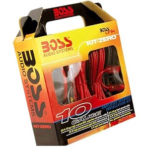 Boss KITZERO Complete 10 Gauge Amplifier Installation Kit