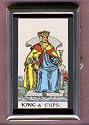 CUPS XIV TAROT CARD, COIN GUITAR PICK PILL BOX