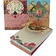 Roses, Heart Peacock Romance Assortment Mini Notepads