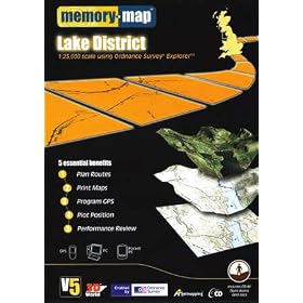 Memory-Map V5 Lake District OS 1:25,000