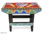 Beaded throne ottoman, 'Wisdom of Ghana'