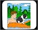 Mouse Pad with human, body, individuals, individual, rafting, boy, persons, river, humans, people, pet, person, dog