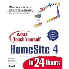 Sams Teach Yourself HomeSite 4 in 24 Hours