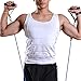 AGPTEK® Men Slimming Body Shaper Vest Shirt Lose Weight Underwears - M White