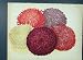 New Tasselled Asters Flower Colour Antique Print C1880