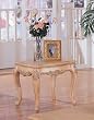 Buttermilk Finish End Table By Coaster Furniture