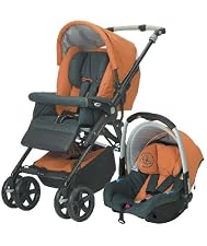 Carrera Pro Rebel Travel System - Ebory (Charcoal Orange)