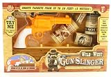 Wild west gun slinger target shooting set