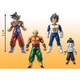 ドラゴンボール改　組立式ハイスペックカラーリングフィギュア４　４点セット【悟空（体交換しているギニュー）・ベジータ・天津飯・餃子】