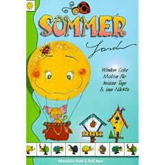 Sommerland. Window Color Motive f�r heisse Tage und laue N�chte