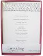 American Crafts Wedding Collection 25 Printable Invitations, Black Foil Flourish 5"x7"