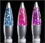 Pack of 6 Groovy Multi-Color Lava Glitter Bubble Night Lights -