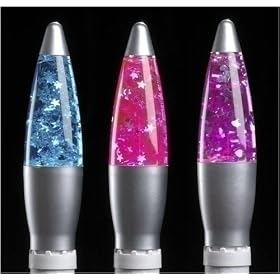 Pack of 6 Groovy Multi Color Lava Lite Bubble Night Lights from Lava Lamps