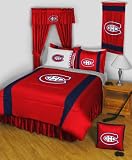 Best Quality Sidelines Comforter - Montreal Canadiens NHL /Color Bright Red Size Twin