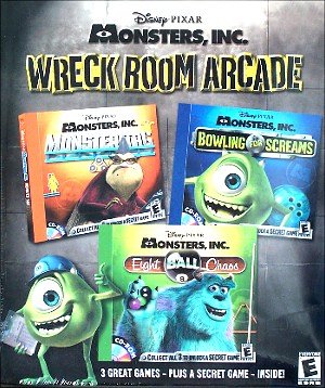 Monsters Inc. Wreck Room Arcade 3-Pack