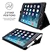 Snugg Apple iPad Mini & iPad Mini 2 Case - Leather Smart Cover With Card Slots (Black)