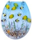 Tropical Fish Resin Toilet Seats