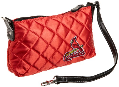 MLB St. Louis Cardinals Quilted Wristlet, Classic Red