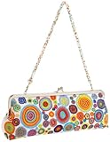 inge Christopher Graphic Circles Clutch