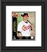 Framed Brian Roberts Baltimore Orioles Photograph
